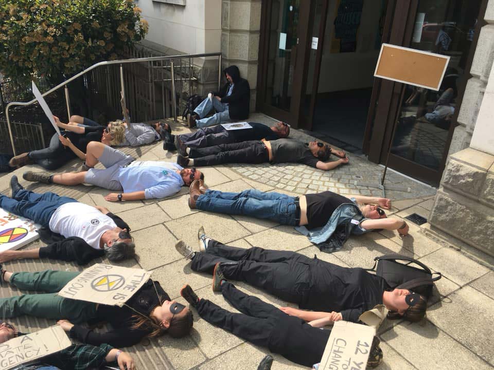 die-in-XR-County-Hall KCC’s hopeless response to our Climate Emergency